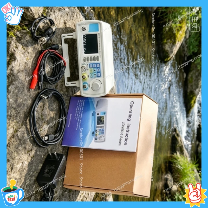 Dual Channel Arbitrary Waveform Function Generator 60Mhz - JDS6600 15/30/40/50/60MHz Generator Sinyal Fungsi DDS,