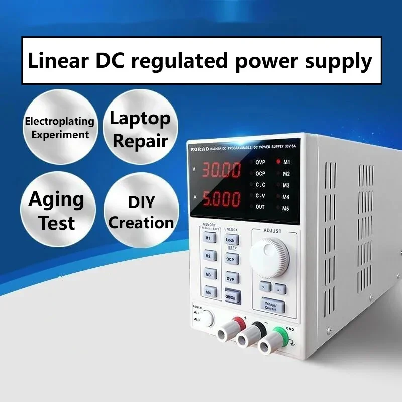 Catu Daya DC Linear yang Dapat - Programmable Linear Dc Power Supply 30V 10A ulasan dan harga